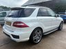 USED 2014 14 MERCEDES-BENZ M CLASS 5.5 ML63 V8 AMG SpdS+7GT 4WD Euro 5 (s/s) 5dr FMBSH STUNNING SPEC CAR 1 OWNE