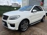 USED 2014 14 MERCEDES-BENZ M CLASS 5.5 ML63 V8 AMG SpdS+7GT 4WD Euro 5 (s/s) 5dr FMBSH STUNNING SPEC CAR 1 OWNE