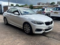 USED 2016 16 BMW 2 SERIES 1.5 218i M Sport Coupe 2dr Petrol Manual Euro 6 (s/s) (136 ps) +SPEED LIMITER+CD PLAYER+SENSORS+