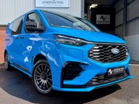 USED 2025 74 FORD TRANSIT CUSTOM 2.5 320 Duratec 11.8kWh MS-RT COMBI VAN 5dr Petrol Plug-in HYBRID AUTO L1 Euro 6 (232 ps) VERY RARE VAN    [ SVO COLOUR FAST BLUE ]     BIG FACTORY SPEC!!!