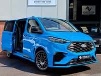 USED 2025 74 FORD TRANSIT CUSTOM 2.5 320 Duratec 11.8kWh MS-RT COMBI VAN 5dr Petrol Plug-in HYBRID AUTO L1 Euro 6 (232 ps) VERY RARE VAN    [ SVO COLOUR FAST BLUE ]     BIG FACTORY SPEC!!!