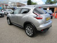 USED 2018 68 NISSAN JUKE 1.2 DIG-T Tekna SUV 5dr Petrol Manual Euro 6 (s/s) (115 ps) GREAT EXAMPLE OF THIS TOP OF THE RANGE JUKE,,,,ONLY 31000 MILES,,,FULL SERVICE HISTORY,,,FULL LEATHER INTERIOR,,,,360 CAMERA VISION,,,SAT NAV,,,,NEW M.O.T AND SERVICE BEFORE COLLECTION.,,,,PARTS AND LABOUR WARRANTY INCLUDED.
