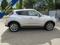 USED 2018 68 NISSAN JUKE 1.2 DIG-T Tekna SUV 5dr Petrol Manual Euro 6 (s/s) (115 ps) GREAT EXAMPLE OF THIS TOP OF THE RANGE JUKE,,,,ONLY 31000 MILES,,,FULL SERVICE HISTORY,,,FULL LEATHER INTERIOR,,,,360 CAMERA VISION,,,SAT NAV,,,,NEW M.O.T AND SERVICE BEFORE COLLECTION.,,,,PARTS AND LABOUR WARRANTY INCLUDED.
