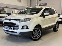 USED 2017 17 FORD ECOSPORT 1.0T EcoBoost Titanium SUV 5 Door Petrol Manual White 2WD Euro 6  HEATED SEATS+REAR SENSORS+CD PLAYER