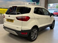 USED 2017 17 FORD ECOSPORT 1.0T EcoBoost Titanium SUV 5 Door Petrol Manual White 2WD Euro 6  HEATED SEATS+REAR SENSORS+CD PLAYER