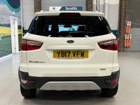 USED 2017 17 FORD ECOSPORT 1.0T EcoBoost Titanium SUV 5 Door Petrol Manual White 2WD Euro 6  HEATED SEATS+REAR SENSORS+CD PLAYER