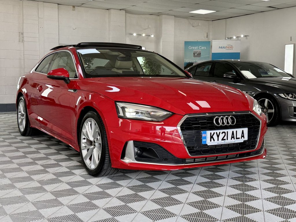 USED 2021 21 AUDI A5 2.0 TFSI 35 Sport Coupe 2dr Petrol S Tronic Euro 6 (s/s) (150 ps) 