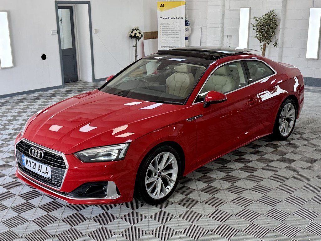 USED 2021 21 AUDI A5 2.0 TFSI 35 Sport Coupe 2dr Petrol S Tronic Euro 6 (s/s) (150 ps) 