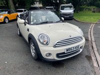 USED 2013 63 MINI CONVERTIBLE 2.0 Cooper D Convertible 2dr Diesel Auto Euro 5 (112 ps) RARE DIESEL AUTOMATIC CONVERTIBLE