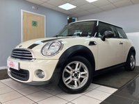 USED 2013 63 MINI HATCH 1.6 One Hatchback 3dr Petrol Manual Euro 5 (98 ps) Aircon Blueth Auto Lights/ Wipers