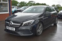 USED 2017 67 MERCEDES-BENZ A-CLASS 1.6 A180 AMG Line (Premium) Hatchback 5dr Petrol Manual Euro 6 (s/s) (122 ps) GOOD HISTORY - 2 KEYS