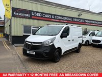 USED 2018 18 VAUXHALL VIVARO 1.6 CDTi 2900 Panel Van 5dr Diesel Manual L1 H1 Euro 6 (s/s) (95 ps) NO VAT  EXCELLENT  CONDITION IN&OUT  NO VAT