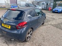 USED 2016 16 PEUGEOT 208 1.2 PureTech GT Line Hatchback 3dr Petrol Manual Euro 6 (s/s) (110 ps) PX WELCOME, FINANCE AVAILABLE