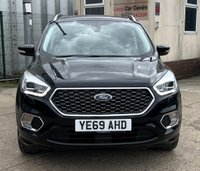 USED 2019 69 FORD KUGA 2.0 TDCi Vignale SUV 5dr Diesel Manual AWD Euro 6 (s/s) (180 ps) - APPLE CAR PLAY - SAT NAV - HEATED LEATHER - REVERSE CAMERA - P/SENSORS - CRUISE - 1 OWNER