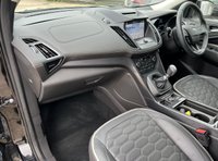 USED 2019 69 FORD KUGA 2.0 TDCi Vignale SUV 5dr Diesel Manual AWD Euro 6 (s/s) (180 ps) - APPLE CAR PLAY - SAT NAV - HEATED LEATHER - REVERSE CAMERA - P/SENSORS - CRUISE - 1 OWNER