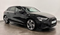 USED 2023 23 AUDI A3 2.0 TDI 35 Black Edition Sportback 5dr Diesel S Tronic Euro 6 (s/s) (150 ps) Black Leather Embossed Seats