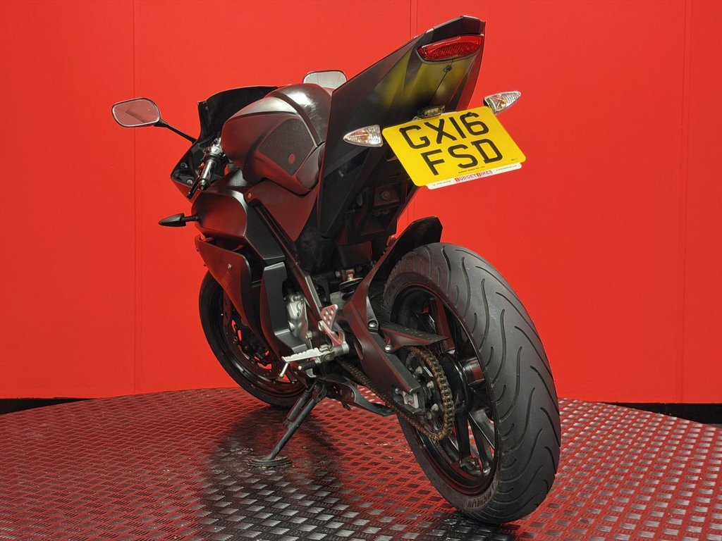 USED 2016 16 YAMAHA R125 TRADE BIKES AT TRADE PRICES AFTERMARKET EXHAUST