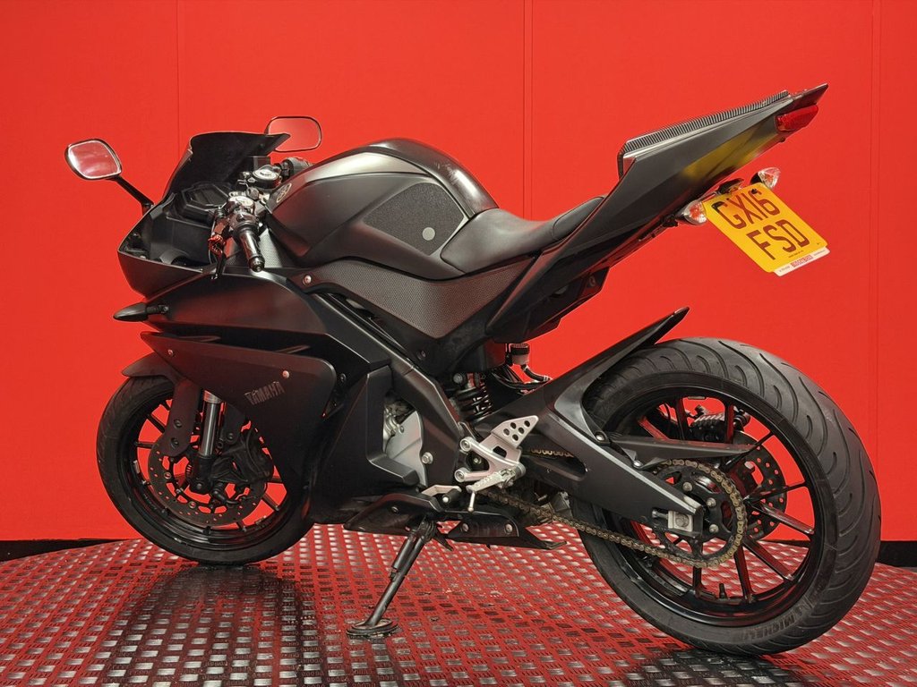 USED 2016 16 YAMAHA R125 TRADE BIKES AT TRADE PRICES AFTERMARKET EXHAUST
