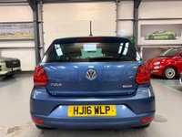 USED 2016 16 VOLKSWAGEN POLO 1.0 BlueMotion Tech Match Euro 6 (s/s) 5dr 1 Previous Owner, F/S/History