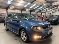 USED 2016 16 VOLKSWAGEN POLO 1.0 BlueMotion Tech Match Euro 6 (s/s) 5dr 1 Previous Owner, F/S/History