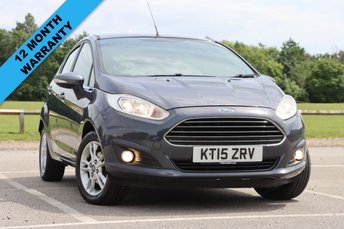 2015 FORD FIESTA 1.0 Zetec Hatchback 5dr Petrol Manual Euro 5 (s/s) (80 ps) &pound;3990.00