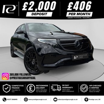 2022 MERCEDES-BENZ EQC EQC 400 80kWh AMG Line SUV 5dr Electric Auto 4MATIC (408 ps) &pound;25490.00