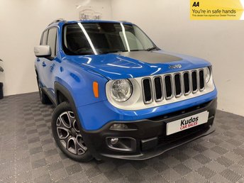 2016 JEEP RENEGADE 2.0 MultiJetII Limited SUV 5dr Diesel Auto 4WD Euro 6 (s/s) (140 ps) &pound;8700.00