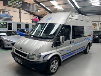 2005 FORD TRANSIT 2 BERTH, FOLD DOWN BUNK BEDS, RARE AUTOMATIC &pound;12995.00