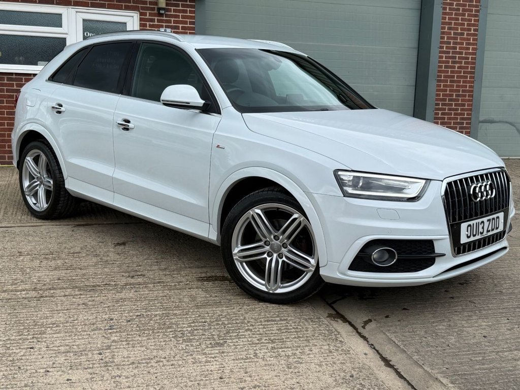 USED 2013 13 AUDI Q3 2.0 TDI S line SUV 5dr Diesel Manual Euro 5 (s/s) (140 ps) LOW MILAGE, HPI CLEAR, STUNNING