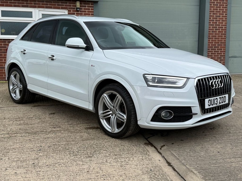 USED 2013 13 AUDI Q3 2.0 TDI S line SUV 5dr Diesel Manual Euro 5 (s/s) (140 ps) LOW MILAGE, HPI CLEAR, STUNNING