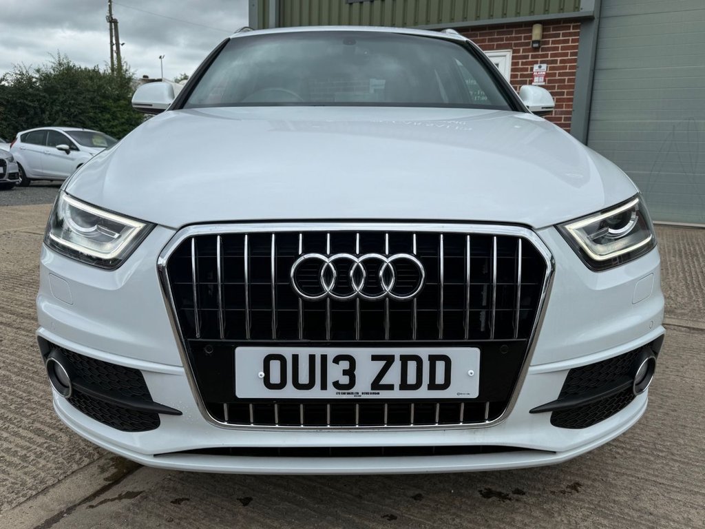 USED 2013 13 AUDI Q3 2.0 TDI S line SUV 5dr Diesel Manual Euro 5 (s/s) (140 ps) LOW MILAGE, HPI CLEAR, STUNNING