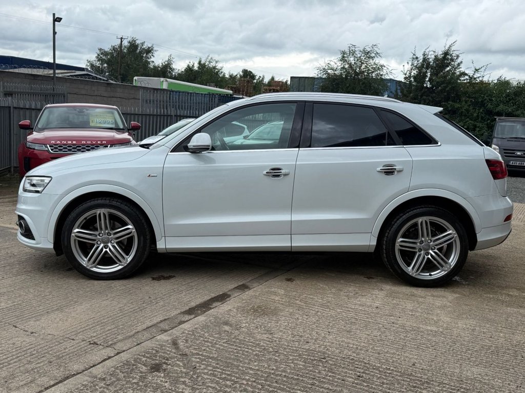USED 2013 13 AUDI Q3 2.0 TDI S line SUV 5dr Diesel Manual Euro 5 (s/s) (140 ps) LOW MILAGE, HPI CLEAR, STUNNING