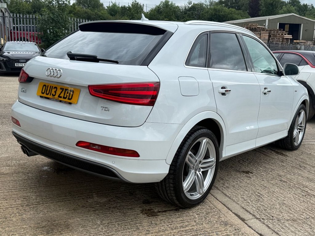 USED 2013 13 AUDI Q3 2.0 TDI S line SUV 5dr Diesel Manual Euro 5 (s/s) (140 ps) LOW MILAGE, HPI CLEAR, STUNNING