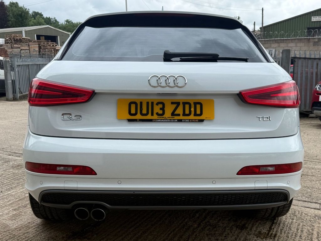 USED 2013 13 AUDI Q3 2.0 TDI S line SUV 5dr Diesel Manual Euro 5 (s/s) (140 ps) LOW MILAGE, HPI CLEAR, STUNNING