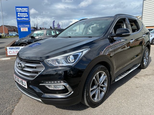 View our Hyundai Santa FE 2.2 CRDi Blue Drive Premium SE SUV 5dr Diesel Auto 4WD Euro 6 (s/s) (7 Seat) (200 ps)