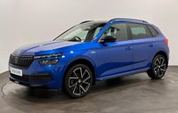 USED 2021 21 SKODA KAMIQ 1.0 TSI Monte Carlo SUV 5dr Petrol Manual Euro 6 (s/s) (110 ps) Striking Race Blue Metallic, Panoramic Glass Roof , Privacy Glass, 18" Vega Alloy Wheels , Cruise Control , Virtual Cockpit