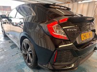 USED 2017 67 HONDA CIVIC 1.0 VTEC Turbo EX Hatchback 5dr Petrol Manual Euro 6 (s/s) (129 ps)+HISTORY+SUNROOF+PARK CONTROL+CAMERA+FULL LEATHER HEATED SEATS+PRIVACY GLASS+AIRCON+BLUETOOTH+MEDIA+NAV+ALLOYS+USB+AUX+DAB+CLIMATE+CRUISE+HPI CLEAR WITH VOSA MOT HISTORY, CLEAN + 2KEYS+HISTORY+SUNROOF+PARK CONTROL+CAMERA+FULL LEATHER HEATED SEATS+PRIVACY GLASS+AIRCON+BLUETOOTH+MEDIA+NAV+ALLOYS+USB+AUX+DAB+CLIMATE+CRUISE+HPI CLEAR
