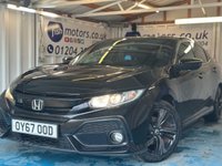 USED 2017 67 HONDA CIVIC 1.0 VTEC Turbo EX Hatchback 5dr Petrol Manual Euro 6 (s/s) (129 ps)+HISTORY+SUNROOF+PARK CONTROL+CAMERA+FULL LEATHER HEATED SEATS+PRIVACY GLASS+AIRCON+BLUETOOTH+MEDIA+NAV+ALLOYS+USB+AUX+DAB+CLIMATE+CRUISE+HPI CLEAR WITH VOSA MOT HISTORY, CLEAN + 2KEYS+HISTORY+SUNROOF+PARK CONTROL+CAMERA+FULL LEATHER HEATED SEATS+PRIVACY GLASS+AIRCON+BLUETOOTH+MEDIA+NAV+ALLOYS+USB+AUX+DAB+CLIMATE+CRUISE+HPI CLEAR