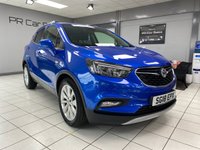USED 2018 18 VAUXHALL MOKKA X 1.4i Turbo Elite Nav SUV 5dr Petrol Auto Euro 6 (140 ps) AEGEAN BLUE / BLACK JASMINE LEATHER TRIM / DUAL ZONE CLIMATE / HEATED FRONT SEATS / ELECTRIC WINDOWS / POWERFOLD MIRRORS / AUTOMATIC LIGHTS / CRUISE CONTROL / SPEED LIMITER / FRONT AND REAR SENSORS / DAB / BLUETOOTH / USB / SCREEN PROJECTION / SATNAV / PRIVACY GLASS / 18" ALLOY WHEELS / SERVICE HISTORY
