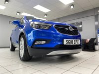 USED 2018 18 VAUXHALL MOKKA X 1.4i Turbo Elite Nav SUV 5dr Petrol Auto Euro 6 (140 ps) AEGEAN BLUE / BLACK JASMINE LEATHER TRIM / DUAL ZONE CLIMATE / HEATED FRONT SEATS / ELECTRIC WINDOWS / POWERFOLD MIRRORS / AUTOMATIC LIGHTS / CRUISE CONTROL / SPEED LIMITER / FRONT AND REAR SENSORS / DAB / BLUETOOTH / USB / SCREEN PROJECTION / SATNAV / PRIVACY GLASS / 18" ALLOY WHEELS / SERVICE HISTORY