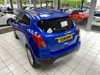 USED 2018 18 VAUXHALL MOKKA X 1.4i Turbo Elite Nav SUV 5dr Petrol Auto Euro 6 (140 ps) AEGEAN BLUE / BLACK JASMINE LEATHER TRIM / DUAL ZONE CLIMATE / HEATED FRONT SEATS / ELECTRIC WINDOWS / POWERFOLD MIRRORS / AUTOMATIC LIGHTS / CRUISE CONTROL / SPEED LIMITER / FRONT AND REAR SENSORS / DAB / BLUETOOTH / USB / SCREEN PROJECTION / SATNAV / PRIVACY GLASS / 18" ALLOY WHEELS / SERVICE HISTORY