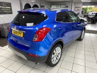USED 2018 18 VAUXHALL MOKKA X 1.4i Turbo Elite Nav SUV 5dr Petrol Auto Euro 6 (140 ps) AEGEAN BLUE / BLACK JASMINE LEATHER TRIM / DUAL ZONE CLIMATE / HEATED FRONT SEATS / ELECTRIC WINDOWS / POWERFOLD MIRRORS / AUTOMATIC LIGHTS / CRUISE CONTROL / SPEED LIMITER / FRONT AND REAR SENSORS / DAB / BLUETOOTH / USB / SCREEN PROJECTION / SATNAV / PRIVACY GLASS / 18" ALLOY WHEELS / SERVICE HISTORY
