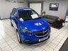 USED 2018 18 VAUXHALL MOKKA X 1.4i Turbo Elite Nav SUV 5dr Petrol Auto Euro 6 (140 ps) AEGEAN BLUE / BLACK JASMINE LEATHER TRIM / DUAL ZONE CLIMATE / HEATED FRONT SEATS / ELECTRIC WINDOWS / POWERFOLD MIRRORS / AUTOMATIC LIGHTS / CRUISE CONTROL / SPEED LIMITER / FRONT AND REAR SENSORS / DAB / BLUETOOTH / USB / SCREEN PROJECTION / SATNAV / PRIVACY GLASS / 18" ALLOY WHEELS / SERVICE HISTORY