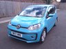 USED 2019 17 VOLKSWAGEN UP! 1.0 High up! Hatchback 3dr Petrol Manual Euro 6 (s/s) (75 ps) SUPERB CONDITION WITH EXCELLENT SERVICE RECORDS, HEATED FRONT SEATS, AIR CON, DAB RADIO + BLUETOOTH