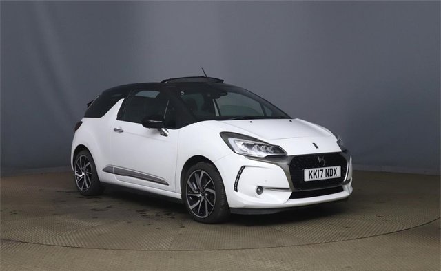 View our DS Automobiles DS 3 Cabrio 1.6 THP Prestige Cabriolet 2dr Petrol Manual Euro 6 (s/s) (165 bhp)