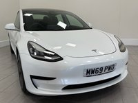 USED 2020 69 TESLA Model 3 Standard Range Plus Saloon 4dr Electric Auto RWD (241 bhp) FIXED GLASS PAN ROOF + REVERSING CAMERA