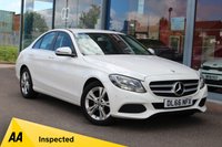 USED 2016 66 MERCEDES-BENZ C-CLASS 1.6 C200d SE Executive Edition Saloon 4dr Diesel Manual Euro 6 (s/s) (136 ps) - EURO 6 - ULEZ, &pound;20 TAX, SAT NAV, HTD/LEATHER, CRUISE, DAB, 17" ALLOYS, P/SENSORS, R/CAMERA, & BLUETOOTH