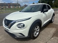 USED 2021 71 NISSAN JUKE 1.0 DIG-T N-Connecta SUV 5dr Petrol Manual Euro 6 (s/s) (114 ps) 1 OWNER FROM NEW* 2 STAMP SERVICE HISTORY* SAT NAV* PARKING SENSORS* REVERSING CAMERA* CRUISE CONTROL* ELECTRIC HANDBRAKE* LANE / SPEED ASSIST* 6 SPEED* ECO / SPORT MODE* AUTO START / STOP