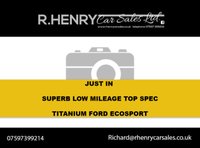 USED 2018 FORD ECOSPORT 1.0T EcoBoost Titanium SUV 5dr Petrol Manual Euro 6 (s/s) (125 ps) 