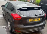 USED 2018 18 FORD FOCUS 1.0T EcoBoost ST-Line Hatchback 5dr Petrol Manual Euro 6 (s/s) (140 ps) SERVICE RECORDS - SAT NAV - APPLE CARPLAY-ANDROID AUTO - PARKING SENSORS - DAB RADIO